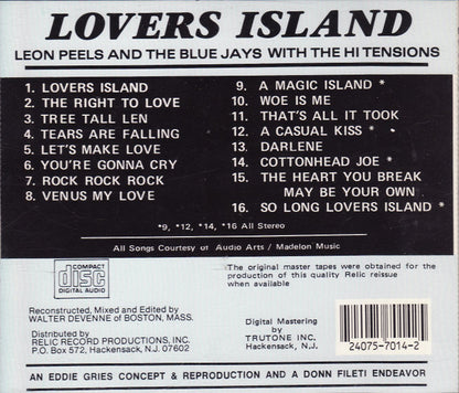 The Blue Jays Featuring Leon Peels : Lovers Island (CD)