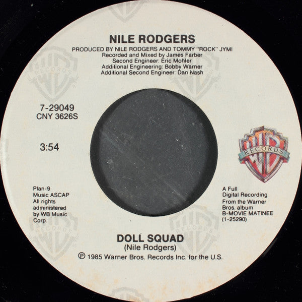Nile Rodgers : Let's Go Out Tonight (7")