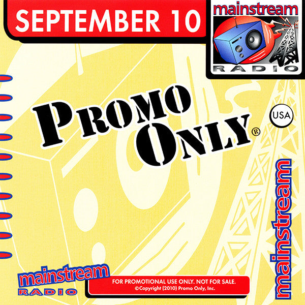Various : Promo Only Mainstream Radio: September 2010 (CD, Comp, Promo)