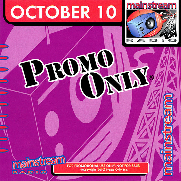 Various : Promo Only Mainstream Radio: October 2010 (CD, Comp, Promo)
