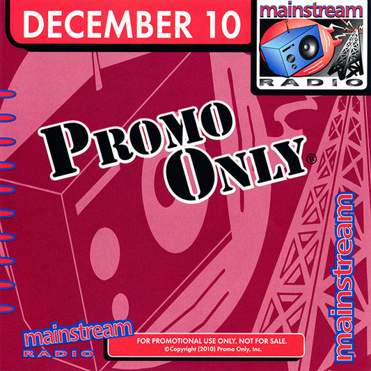 Various : Promo Only Mainstream Radio: December 2010 (CD, Comp, Promo)