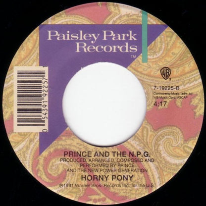Prince And The New Power Generation : Gett Off (7", Single)