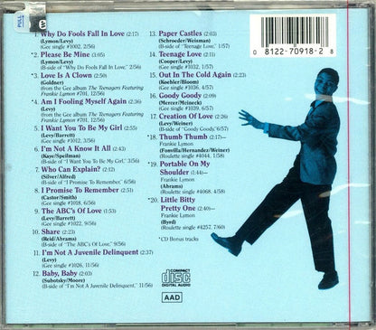 Frankie Lymon & The Teenagers : The Best Of Frankie Lymon & The Teenagers (CD, Comp)