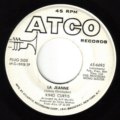 King Curtis : La Jeanne / Little Green Apples (7", Promo)