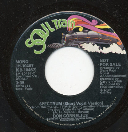 Don Cornelius : Spectrum (7", Promo)