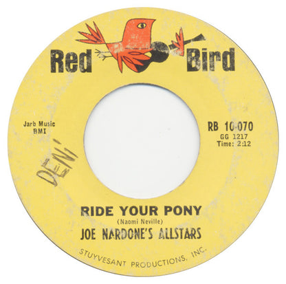 Joe Nardone's Allstars : Shake A Hand / Ride Your Pony (7", Styrene)