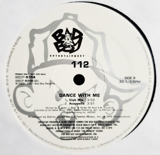 112 : Dance With Me (12", Promo)