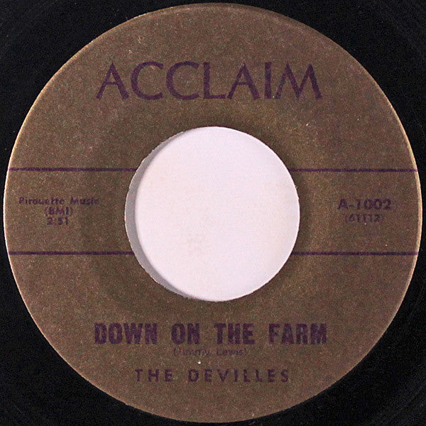 The Devilles (6) : Down On The Farm (7", Single)