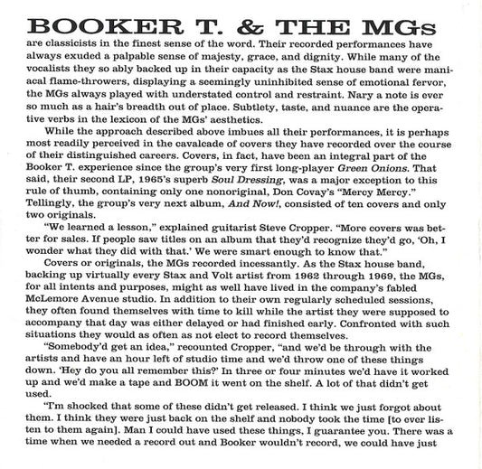 Booker T & The MG's : Soul Men (CD)