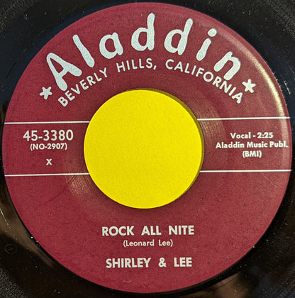 Shirley And Lee : Don't You Know I Love You / Rock All Nite (7", Single)