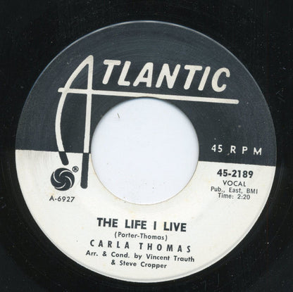 Carla Thomas : What A Fool I've Been / The Life I Live (7", Single, Promo)