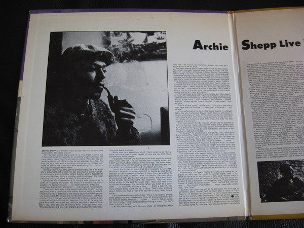 Archie Shepp : Live In San Francisco (LP, Album, RE, Gat)