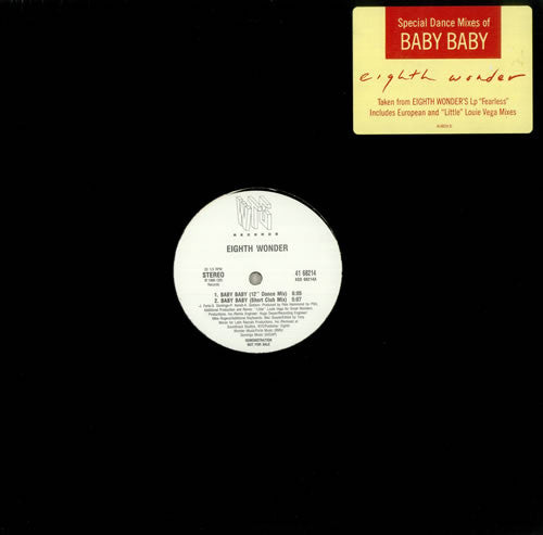 Eighth Wonder : Baby Baby (12", Promo)