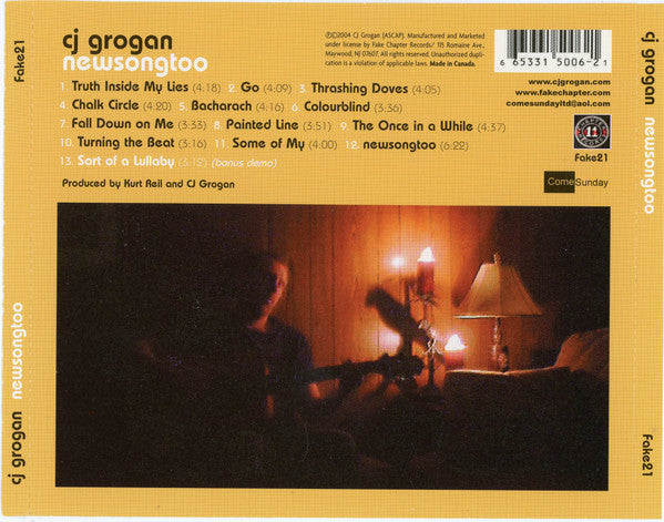CJ Grogan : Newsongtoo (CD, Album)