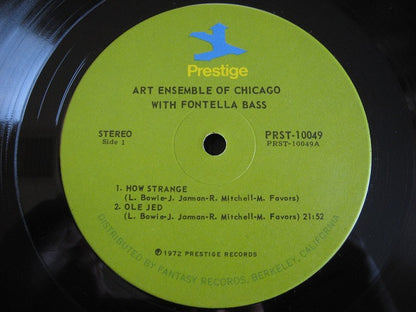 The Art Ensemble Of Chicago With Fontella Bass : The Art Ensemble Of Chicago With Fontella Bass (LP, Album)