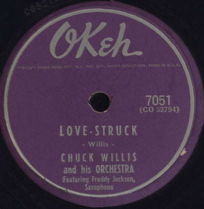 Chuck Willis & His Orchestra : Love-Struck / Lawdy Miss Mary (10")