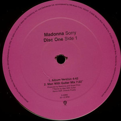 Madonna : Sorry (2x12")