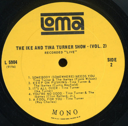 Ike & Tina Turner Revue : The Ike & Tina Turner Show - Vol. 2 (LP, Album, Mono)