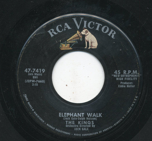 The Kings (13) : 'till You / Elephant Walk (7", Single)