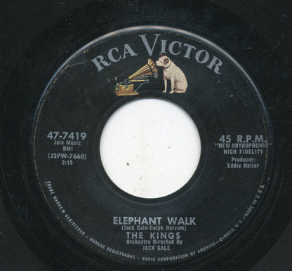 The Kings (13) : 'till You / Elephant Walk (7", Single)