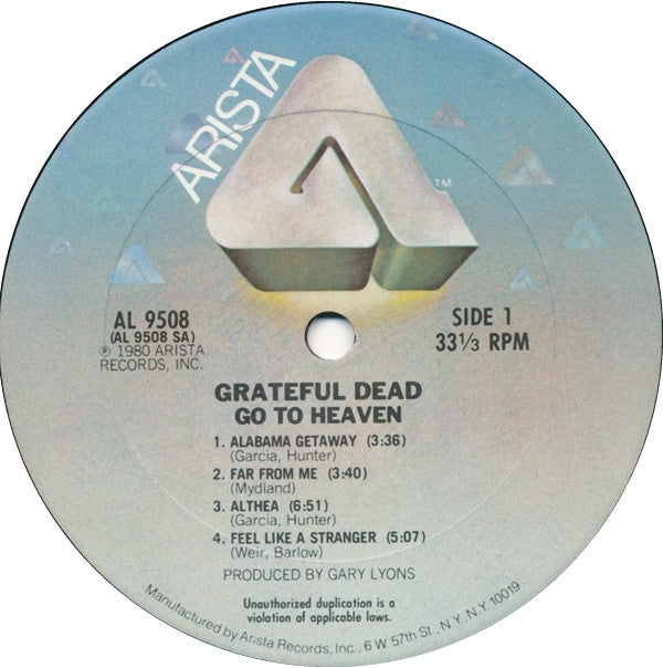 The Grateful Dead : Go To Heaven (LP, Album, Ter)