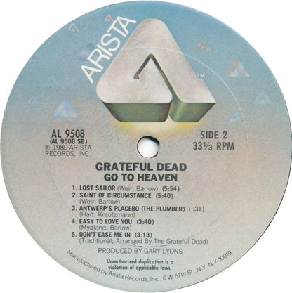 The Grateful Dead : Go To Heaven (LP, Album, Ter)