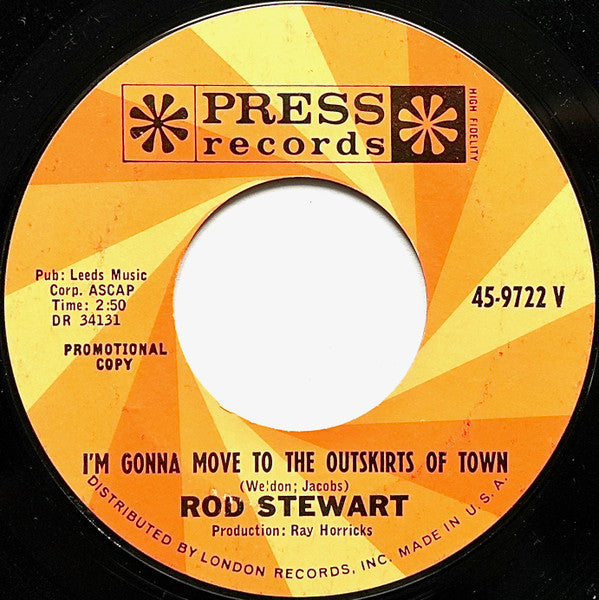 Rod Stewart : Good Morning Little Schoolgirl (7", Promo)