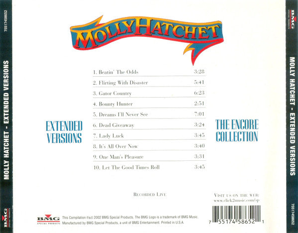 Molly Hatchet : Extended Versions: The Encore Collection (CD)