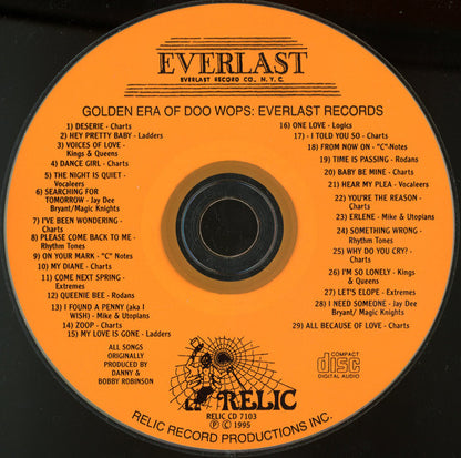 Various : The Golden Era Of Doowops: The Groups Of Everlast Records (CD, Comp)