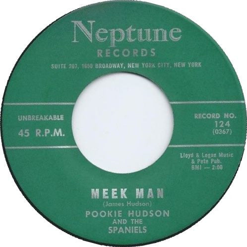Pookie Hudson And The Spaniels : Meek Man (7")