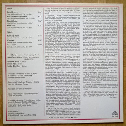 John Stubblefield : Confessin' (LP, Album, Red)