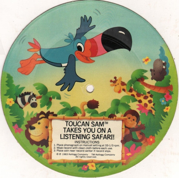 Toucan Sam : Toucan Sam Takes You On A Listening Safari! (Flexi, 6", S/Sided, Card)