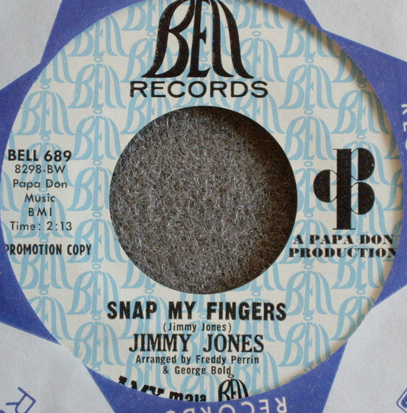 Jimmy Jones : True Love Ways / Snap My Fingers (7", Single, Promo)
