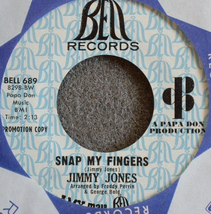 Jimmy Jones : True Love Ways / Snap My Fingers (7", Single, Promo)