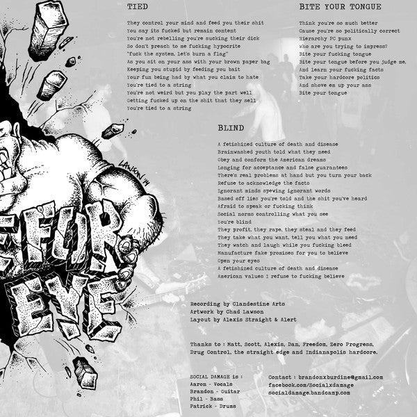 Social Damage : Eye For An Eye (7")
