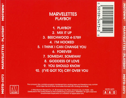 The Marvelettes : Playboy (CD, Album, RE)