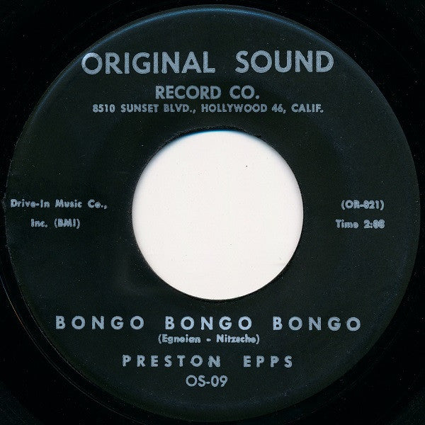Preston Epps : Bongo Bongo Bongo / Hully Gully Bongo (7", Single)