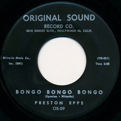 Preston Epps : Bongo Bongo Bongo / Hully Gully Bongo (7", Single)