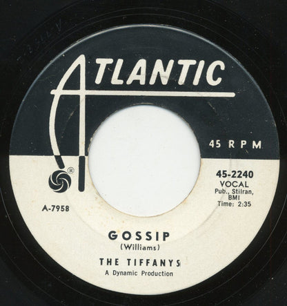 The Tiffanys : Gossip / Please Tell Me (7", Single)