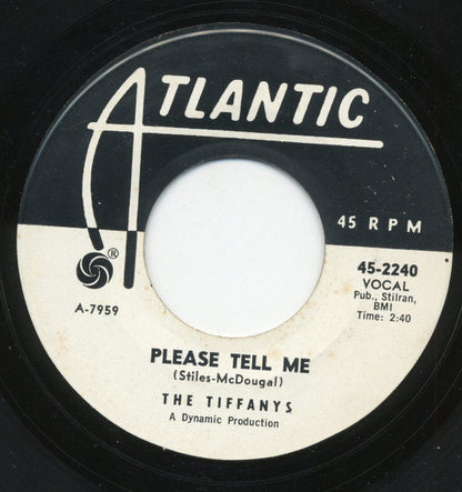 The Tiffanys : Gossip / Please Tell Me (7", Single)