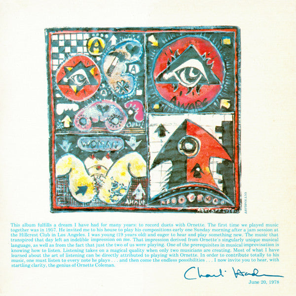 Ornette Coleman And Charlie Haden : Soapsuds, Soapsuds (LP, Album, Gat)