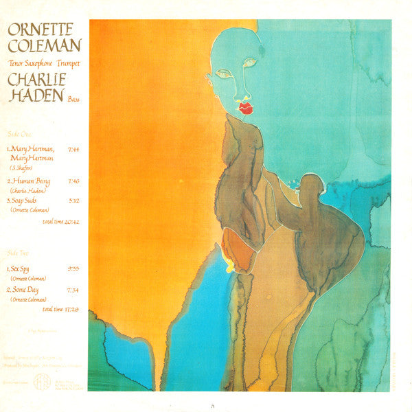 Ornette Coleman And Charlie Haden : Soapsuds, Soapsuds (LP, Album, Gat)