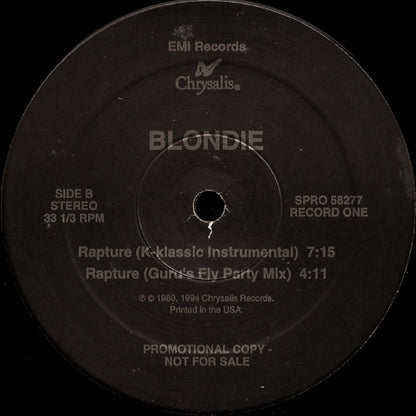 Blondie : Rapture (2x12", Maxi, Promo)