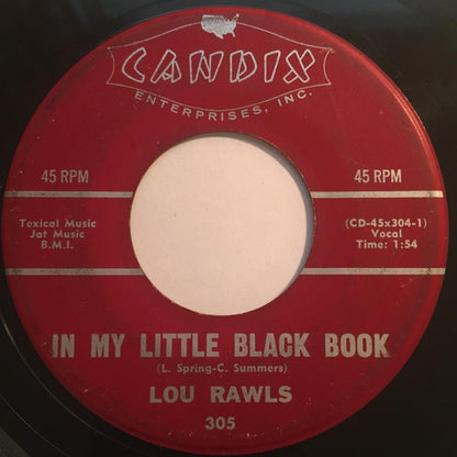 Lou Rawls : In My Little Black Book / Just Thought You'd Like To Know (7", Single)