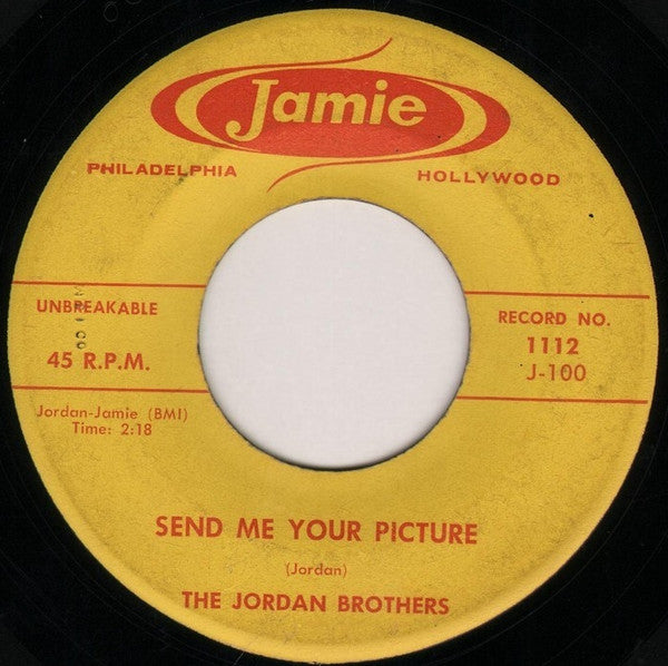 The Jordan Brothers : Send Me Your Picture / Oh Lolly (7")