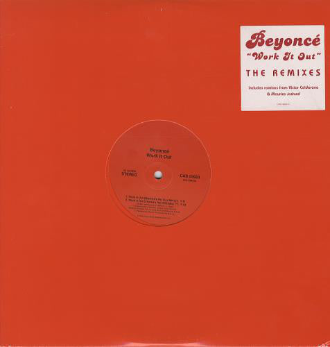 Beyoncé : Work It Out (The Remixes) (12")