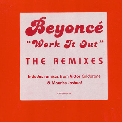 Beyoncé : Work It Out (The Remixes) (12")