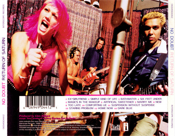 No Doubt : Return Of Saturn (CD, Album, PMD)