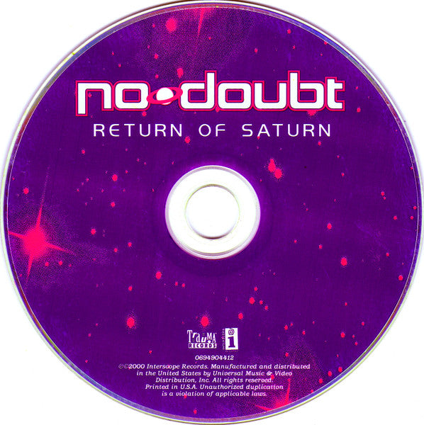 No Doubt : Return Of Saturn (CD, Album, PMD)