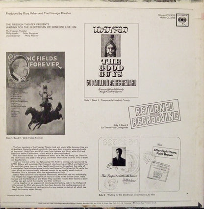 The Firesign Theatre : Waiting For The Electrician Or Someone Like Him (LP)